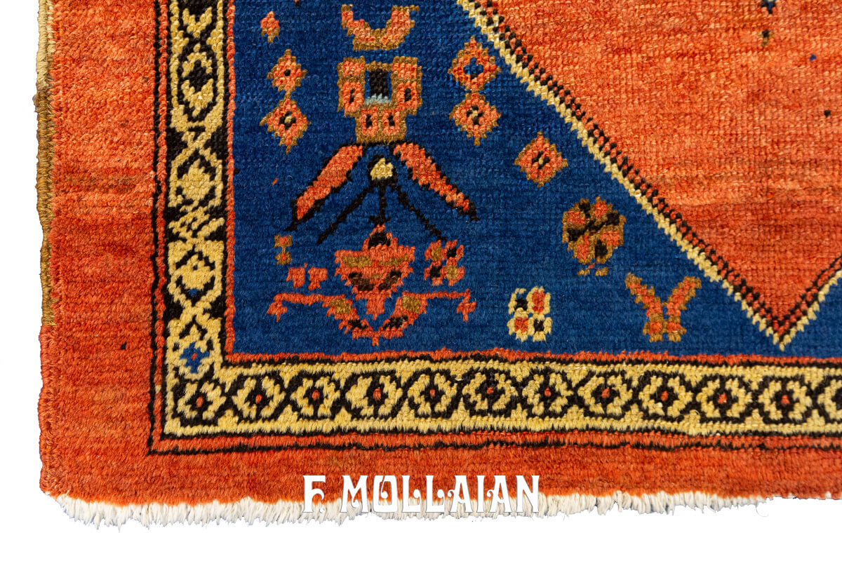 Tapis Bakhshaish Champ Bleu Ciel n°:793010